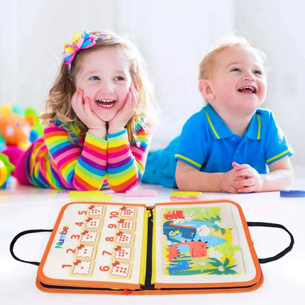 Wonderland Montessori Parish Toys Interactive Cloth Storybook - Inspiring Educational Adventure - Très Elite