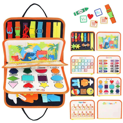 Wonderland Montessori Parish Toys Interactive Cloth Storybook - Inspiring Educational Adventure - Très Elite