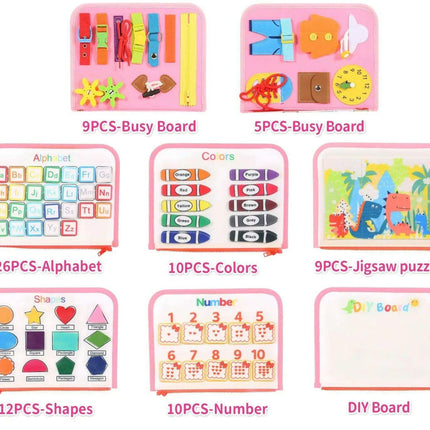Wonderland Montessori Parish Toys Interactive Cloth Storybook - Inspiring Educational Adventure - Très Elite