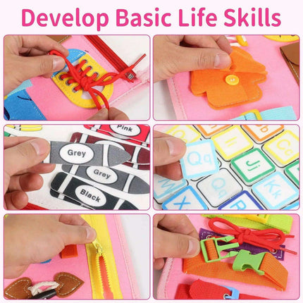 Wonderland Montessori Parish Toys Interactive Cloth Storybook - Inspiring Educational Adventure - Très Elite