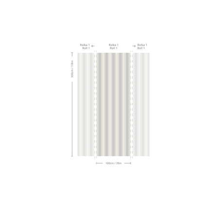 Subforma POD Woven Stripe Table Runner - Elegant Design, Durable Fabri