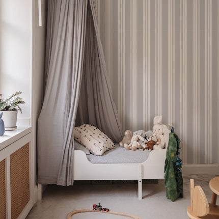 Wallcolors Tapeta Woven Stripe Wallpaper - Durable, Elegant Design
