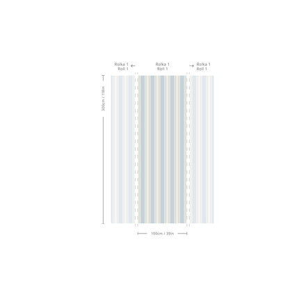 Wallcolors Tapeta Woven Stripe Wallpaper - Durable, Elegant Design