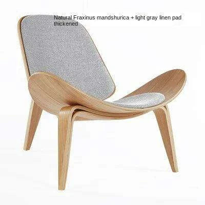 Wuli Modern Minimalist Aircraft Shell Lounge Chair..