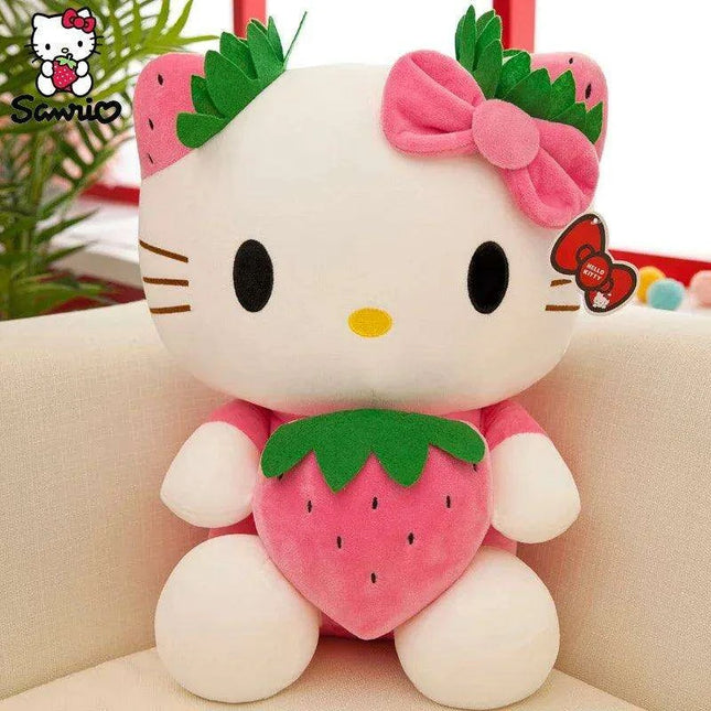 Y2K Hello Kitty Cozy Plush Toy - Adorable Kawaii Cuddly Companion for Children's Birthday Celebrations