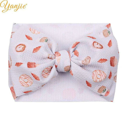 YANJIE 2023 Customizable Large Hair Bow Headband Set for Kids..