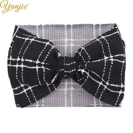 YANJIE 2023 Customizable Large Hair Bow Headband Set for Kids..
