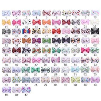 YANJIE 2023 Customizable Large Hair Bow Headband Set for Kids..