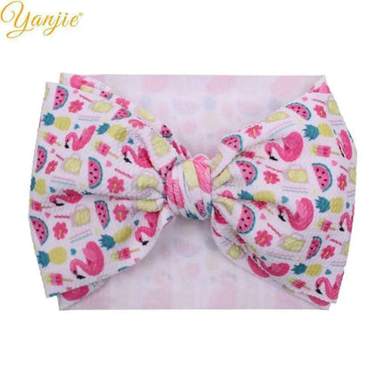 YANJIE 2023 Customizable Large Hair Bow Headband Set for Kids..