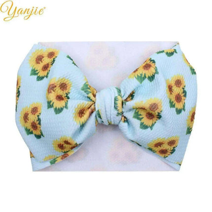 YANJIE 2023 Customizable Large Hair Bow Headband Set for Kids..