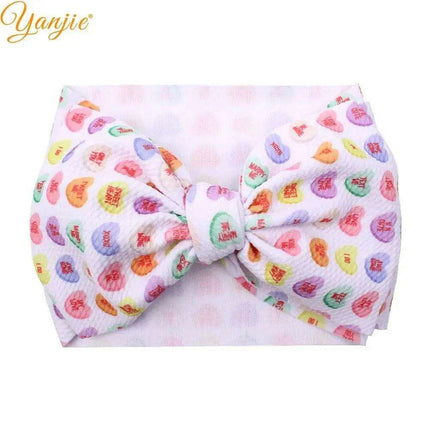 YANJIE 2023 Customizable Large Hair Bow Headband Set for Kids..