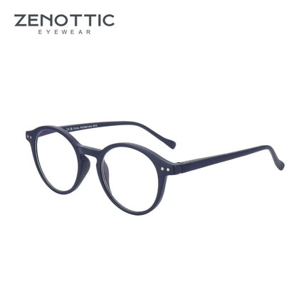 ZENOTTIC 2024 Retro Blue Light Blocking Reading Glasses - Chic Eyewear for Eye Protection and Better Sleep - Très Elite