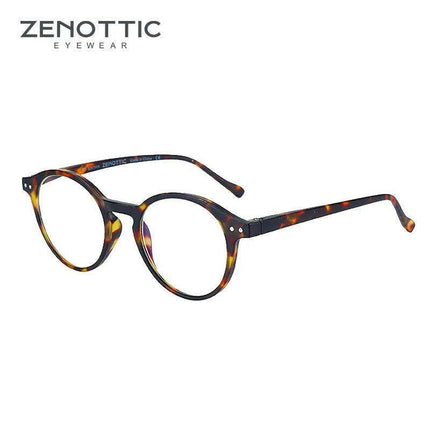 ZENOTTIC 2024 Retro Blue Light Blocking Reading Glasses - Chic Eyewear for Eye Protection and Better Sleep - Très Elite