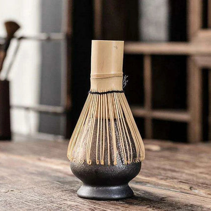 Zen Matcha Tea Set with Bamboo Whisk and Spoon - Très Elite