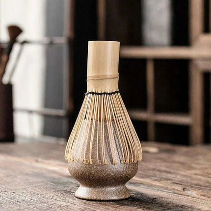 Zen Matcha Tea Set with Bamboo Whisk and Spoon - Très Elite