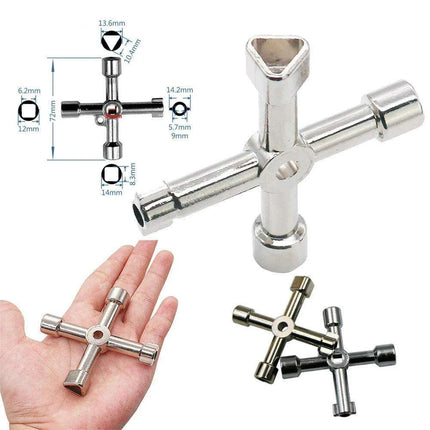 Zinc Alloy Triangle Key Wrench: Your Go-To Tool for Versatile Applications - Très Elite
