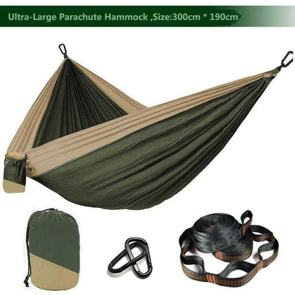Zowee Ultimate Adventure Hammock Set with Tree Straps & Heavy-Duty Carabiners | Ultra-Durable Parachute Nylon..