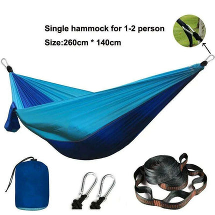 Zowee Ultimate Adventure Hammock Set with Tree Straps & Heavy-Duty Carabiners | Ultra-Durable Parachute Nylon..