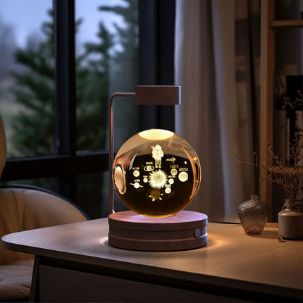Peekaboo Studio Cosmic Dinosaur Night Light - USB Powered & Warm Glow