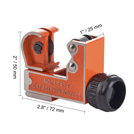 VEVOR Mini Tubing Cutter - Heavy-Duty, High-Speed SKD Blade for Pipes