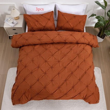Peekaboo Studio Solid Color Duvet Cover Set - Soft, Durable Fabric