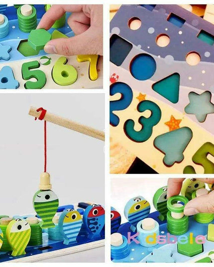Montessori Math Fishing Puzzle Game - Engaging Educational Toy Set for Early Learners - Boost Skills & Inspire Imagination