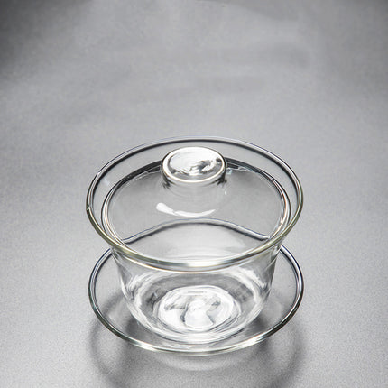 Pyrex Sancai Gaiwan Tea Cup - High Quality, Elegant Design by Peekaboo