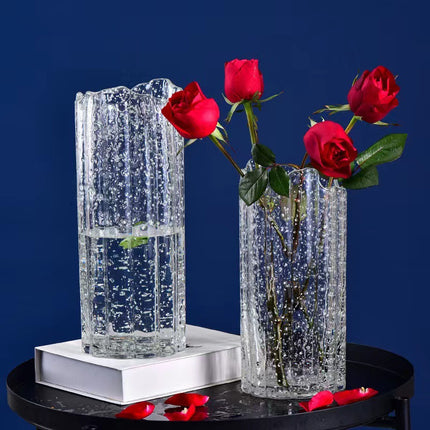 Glass Vase Full Of Stars With Electroplated Finish Gift For Weddings