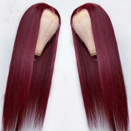 Peekaboo Studio Long Straight Front Lace Wig - Full Headgear, Smooth F