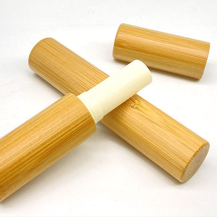 Bamboo Wooden Bamboo Lipstick Empty Tube