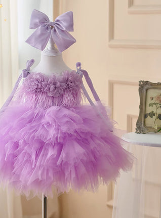 Peekaboo Studio One Year Old Flower Girl Dress - Elegant & Floral Desi