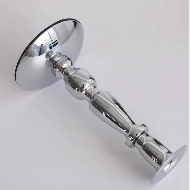 European Style Wrought Iron Candle Holder – Silver Candlestick for Home and Wedding Decor