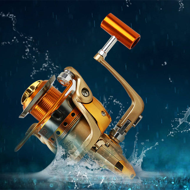 Metal Head Rocker Fishing Reel Fishing Reel Spinning Wheel Sea Rod Whe
