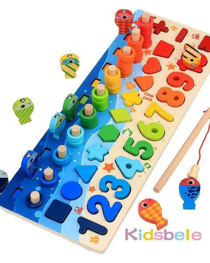 Montessori Math Fishing Puzzle Game - Engaging Educational Toy Set for Early Learners - Boost Skills & Inspire Imagination