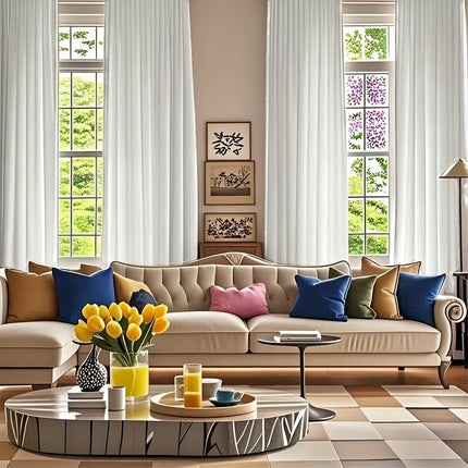 Luxury Wrinkle FREE Faux Suede Curtain