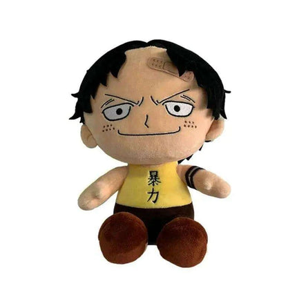 Charming Anime Plush Doll Set - Luffy, Chopper, Ace & Law - 25CM Collectible Figures for Kids and Loved Ones