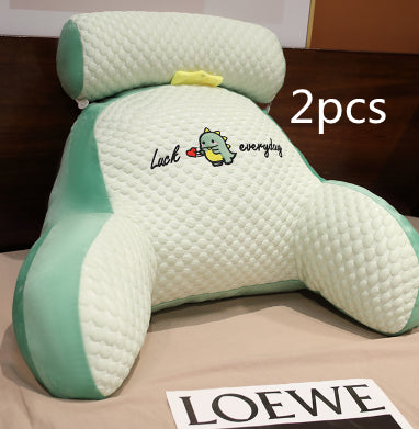 Sofa Fluffy Cushion Luncheon Pillow Triangle Reading Cushion Bedside S