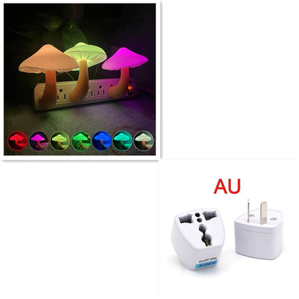 Peekaboo Studio LED Mushroom Night Light with Light-Control Sensor