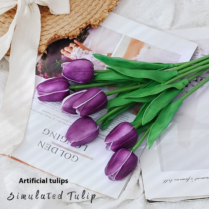 Peekaboo Studio Tulip Artificial Flower Arrangement - Realistic & Vibr