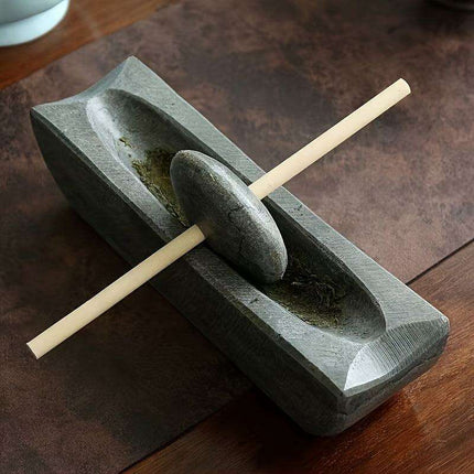 Mini Lapis Lazuli Spice Grinder - Handcrafted Manual Herb & Pepper Crusher for Gourmet Cooking