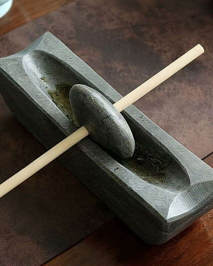 Mini Lapis Lazuli Spice Grinder - Handcrafted Manual Herb & Pepper Crusher for Gourmet Cooking