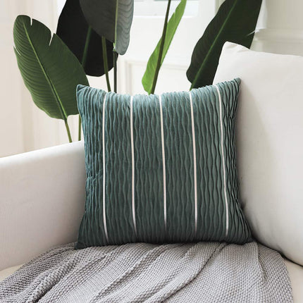 Simple Luxury Striped Velvet Pillow Cover Pillow Cushion Cover Pillow