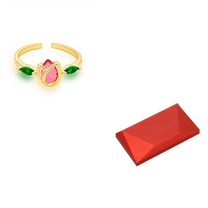 Rotating rose ring box