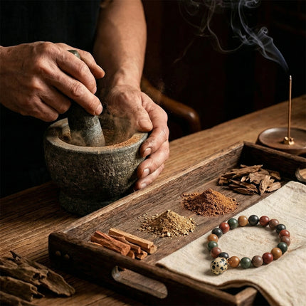 Chinese Herbal Bracelet, TCM Botanical | Très Elite
