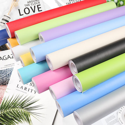 Peekaboo Studio Solid Self-Adhesive PVC Wallpaper - Easy Application &