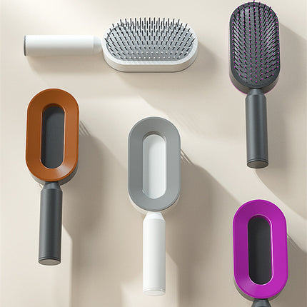 Self Cleaning Hair Brush For Women One-key Cleaning Hair Loss Airbag M