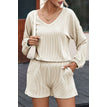 Beige / L / 75%Polyester+20%Viscose+5%Elastane