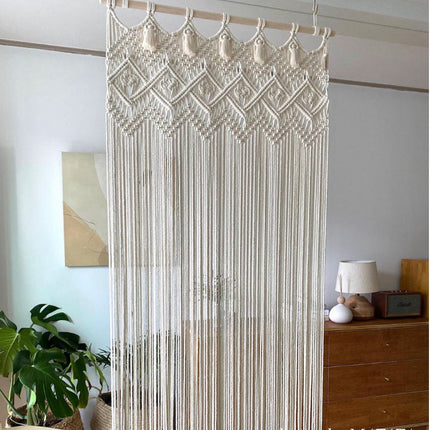 Ins Handmade Rope Woven Curtain Hallway Covering Curtain Line