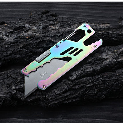 EDC Multifunctional Utility Knife Paper Cutter Opener 2Cr13 Steel