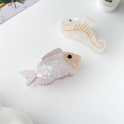 Peekaboo Studio Temperament Swan Goldfish Seahorse Grip - Durable & St